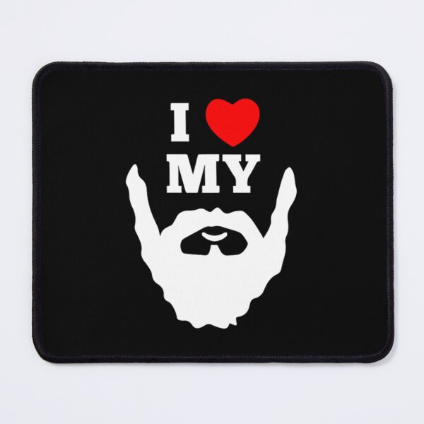 Item preview, i heart my beard      designed and sold by OralieTerry.