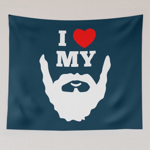Item preview, i heart my beard      designed and sold by OralieTerry.