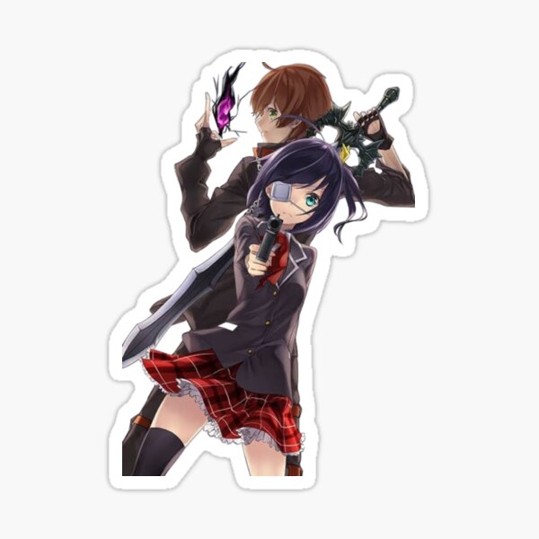 chuunibyo couple bullet Sticker