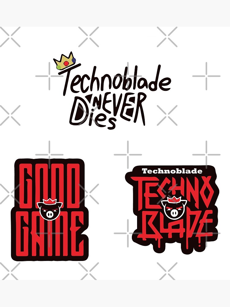 RIP Technoblade Never Dies , Technoblade Poster, GGEZ Technoblade Forever  Never Dies | Poster