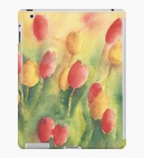 Red and yellow tulips iPad Case/Skin