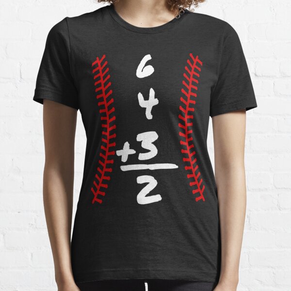 Funny Baseball Shirts For Women Coach 6+4+3=2 Double Play Essential T-Shirt  for Sale by 14thFloor