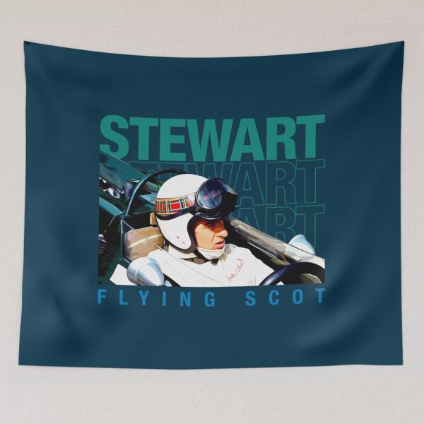 Item preview, Jackie Stewart helmet F1 Champion 60s 70s     designed and sold by OralieTerry.