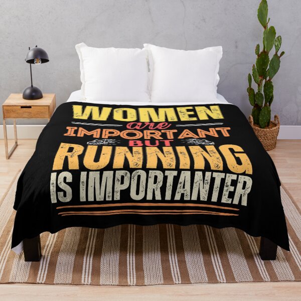 Item preview, Women are important but running is more important designed and sold by marunstudio.