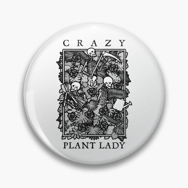 Item preview, Crazy Plant Lady Gothic Gardening Lover Skeleton Gardener designed and sold by GrandeDuc.