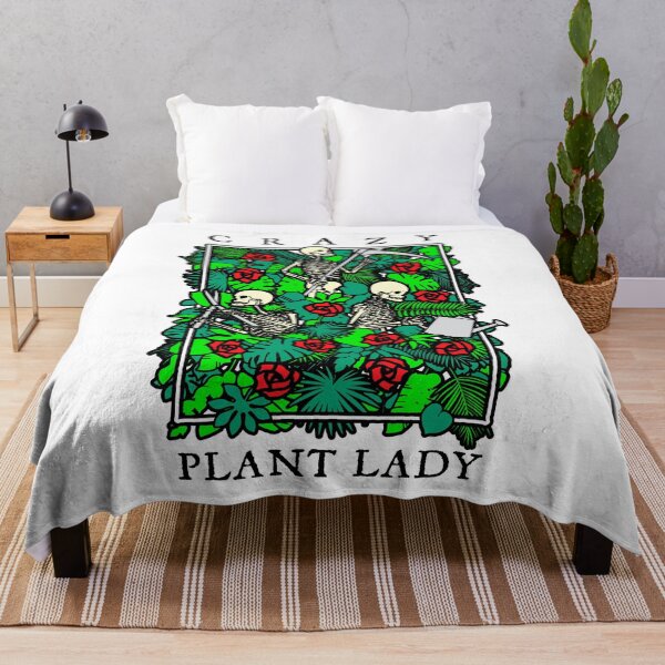 Item preview, Crazy Plant Lady Gothic Gardening Lover Skeleton Gardener designed and sold by GrandeDuc.