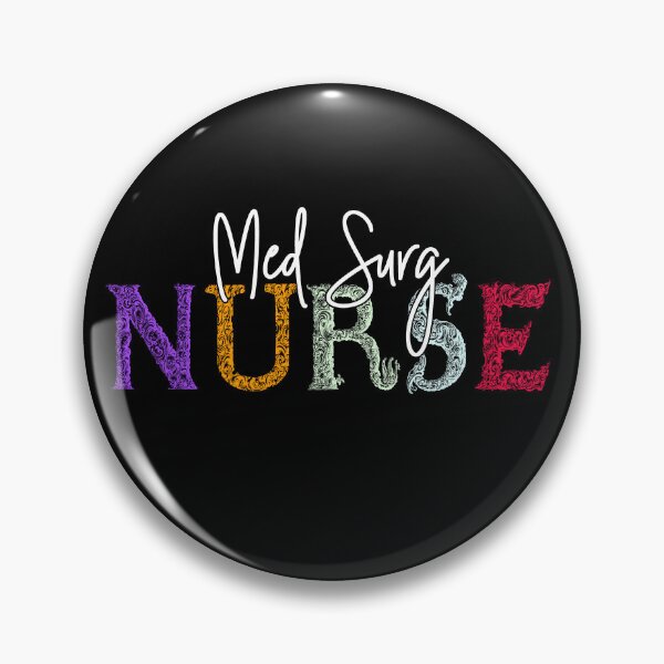Item preview, Med Surg Nurse Typography  designed and sold by GR-ART.