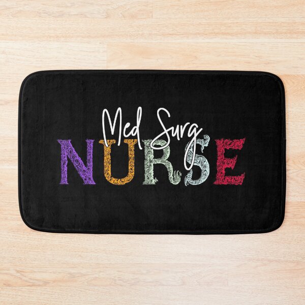 Item preview, Med Surg Nurse Typography  designed and sold by GR-ART.