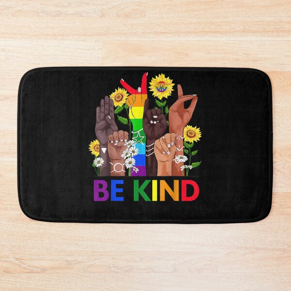 Item preview, Be Kind Sign Language Hand Talking LGBTQ+ Gay Les Pride ASL designed and sold by RichardxBen.