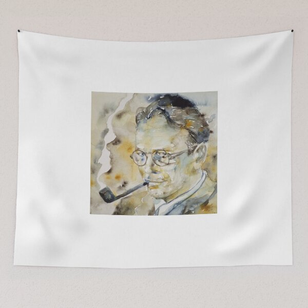 Item preview, RAYMOND CHANDLER - watercolor portrait.2 designed and sold by lautir.