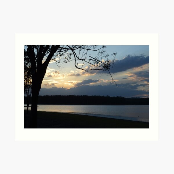Sunset on Kurwongba Art Print