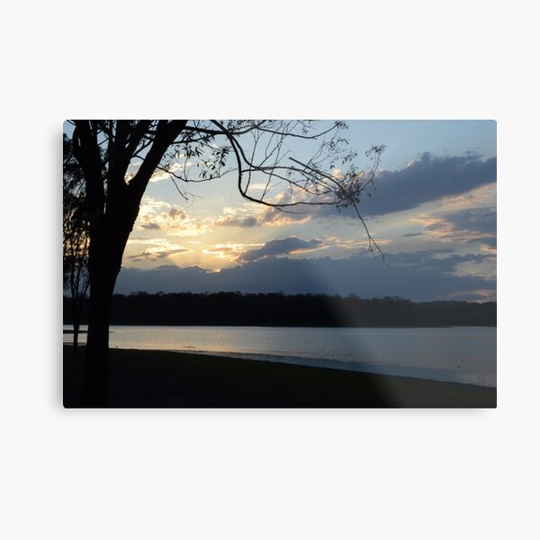 Sunset on Kurwongba Metal Print