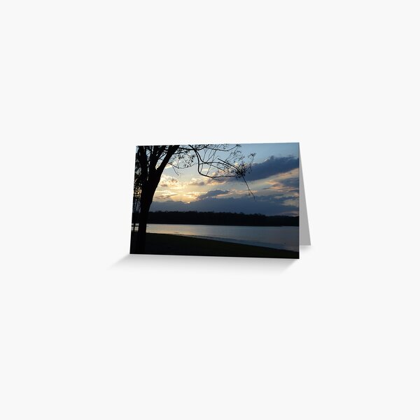 Sunset on Kurwongba Greeting Card