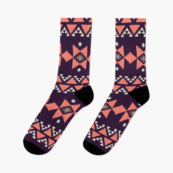 Item preview, Geometric Triangles Compilation in Rose Gold and Mauve - Multicolor Boho Motif designed and sold by Yeldiz.