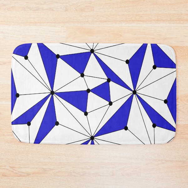Item preview, Abstract geometric pattern - blue. designed and sold by K.S ART.