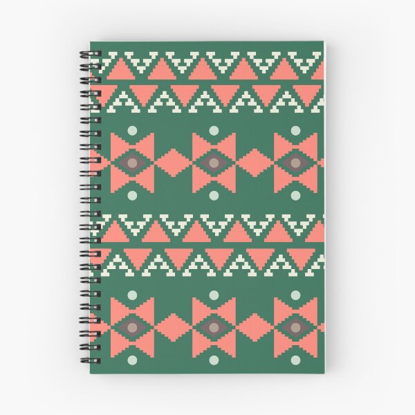 Item preview, Geometric Triangles Compilation in Rose Gold and Green - Multicolor Boho Motif designed and sold by Yeldiz.