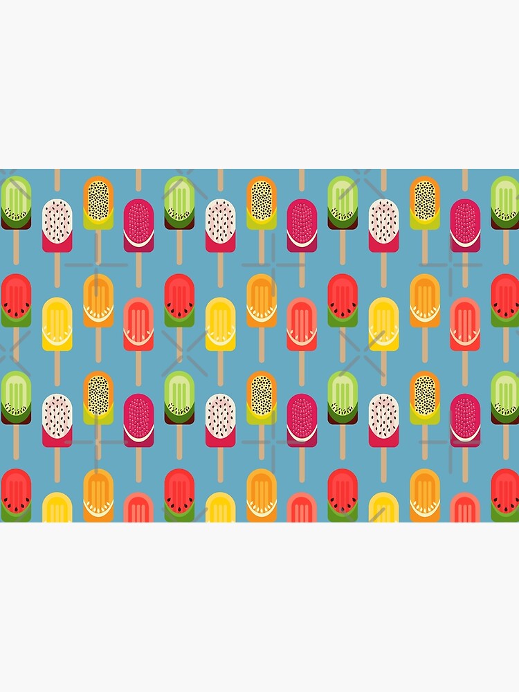 Fruit popsicles - blue version by PrintablesP