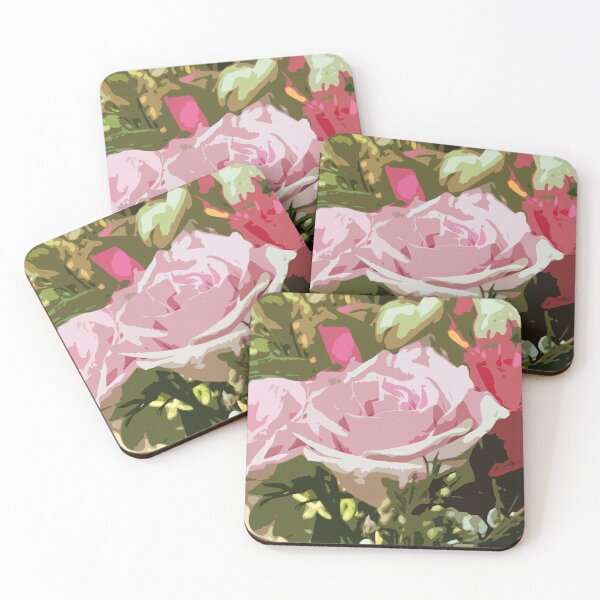 Item preview, English Country Garden abstract Roses designed and sold by KVDcreations.