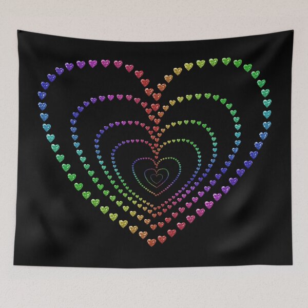 Item preview, Echo Rainbow Jewel Hearts designed and sold by Deborah Camp.