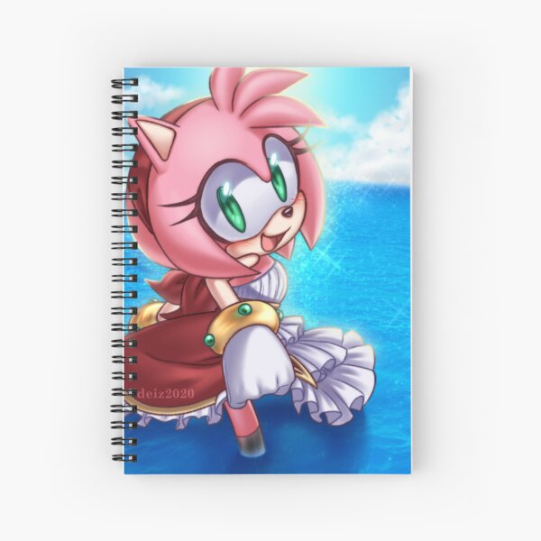 Amy Rose Sonic X - King Boom Boo Spiral Notebook for Sale by GhoulDust