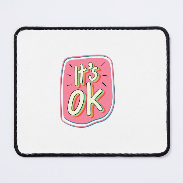 Item preview, It's ok png sticker, cute trending word collage element on transparent background designed and sold by Adbor-Tb.