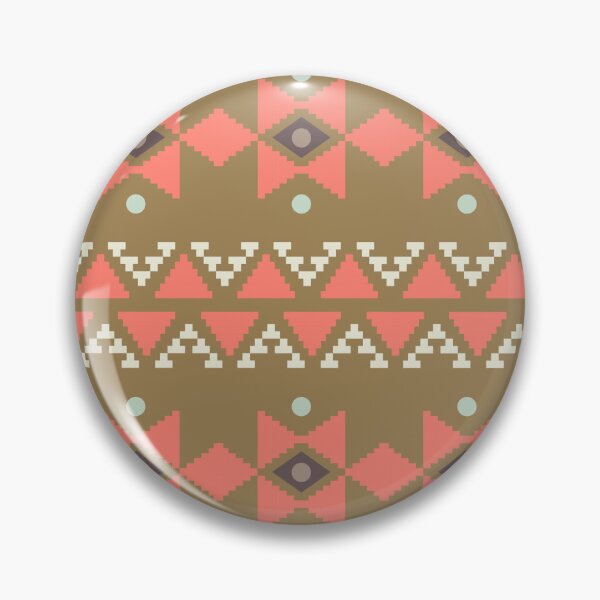Item preview, Geometric Triangles Compilation in Rose Gold and Beige - Multicolor Boho Motif designed and sold by Yeldiz.