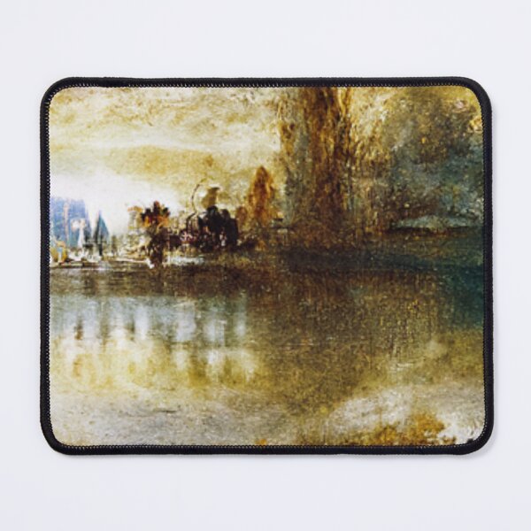 Item preview, Artificial illustration of pond in fall. designed and sold by tabykid.