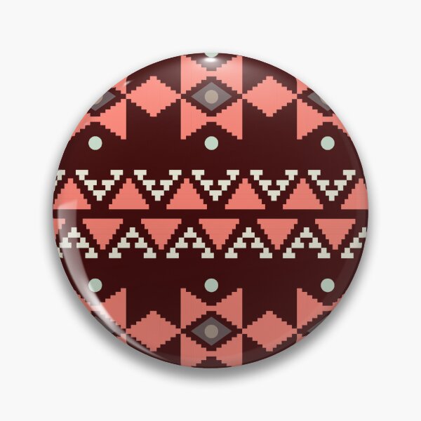Item preview, Geometric Triangles Compilation in Rose Gold and Dark Red - Multicolor Boho Motif designed and sold by Yeldiz.