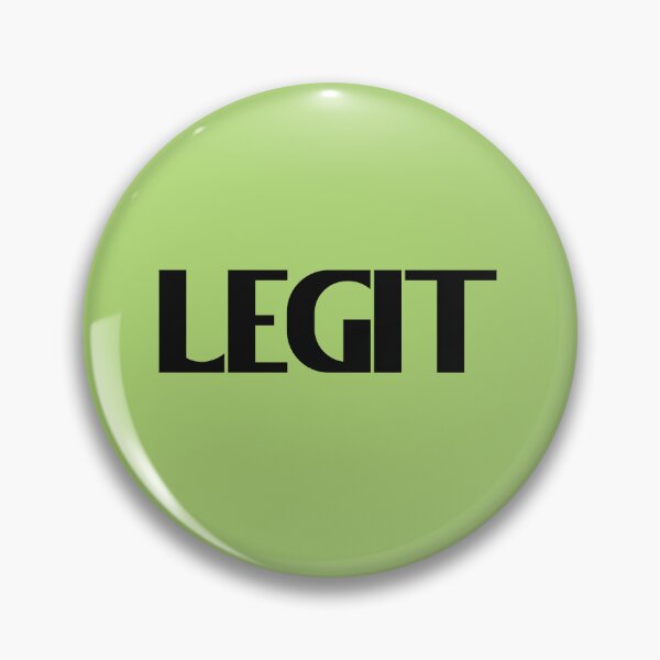 Item preview, Legit - Bold Black Text designed and sold by Chubuter.
