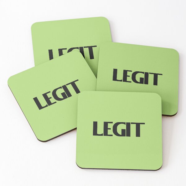Item preview, Legit - Bold Black Text designed and sold by Chubuter.