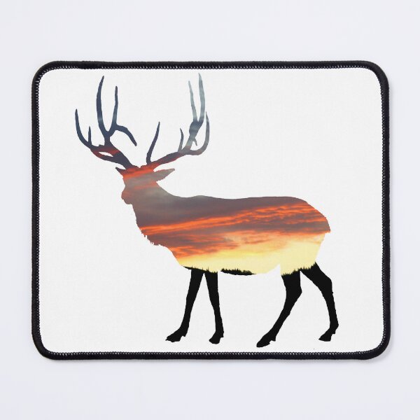 Item preview, Bull elk mountain sunset  designed and sold by Saltypro.
