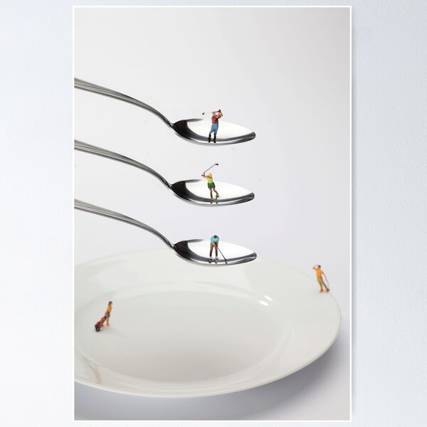 Item preview, People Playing Golf On Spoons designed and sold by Paul Ge.