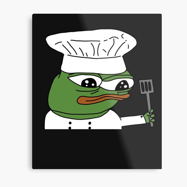 Pepega Funny Stream Emote' Poster, picture, metal print, paint by Husti