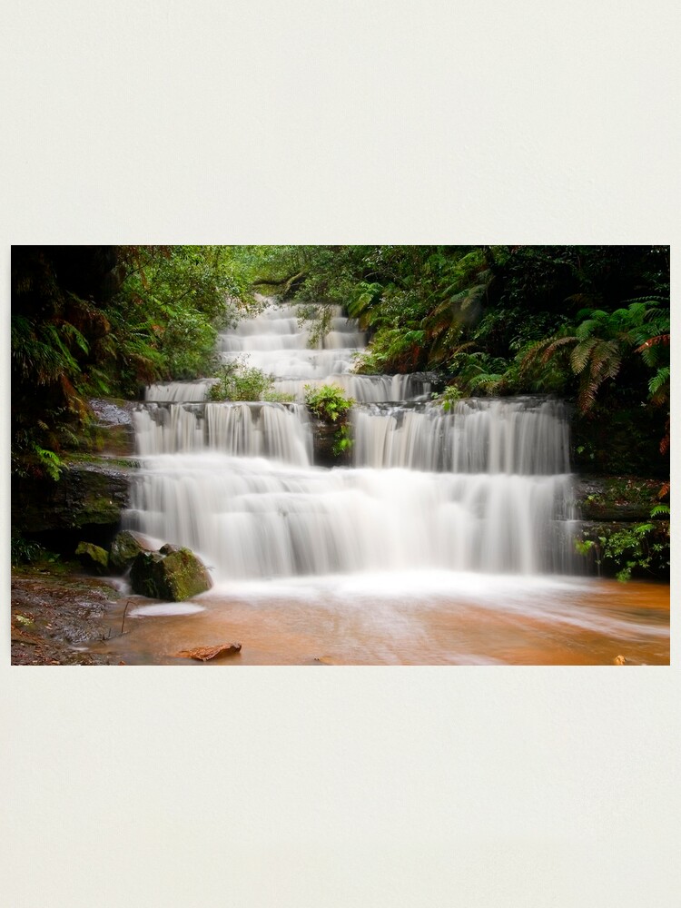 Alternate view of Terrace Falls, Hazelbrook NSW Photographic Print