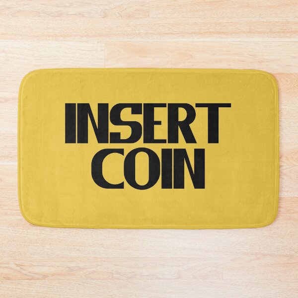 Item preview, Insert Coin - Bold Black Text designed and sold by Chubuter.
