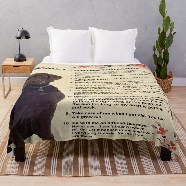 Item preview, 10 Canine Commandments Labrador Retriever Dog designed and sold by DerryReinhard.
