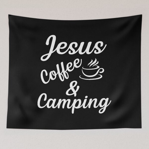 Item preview, Jesus Coffee And Camping designed and sold by BennetJaco.
