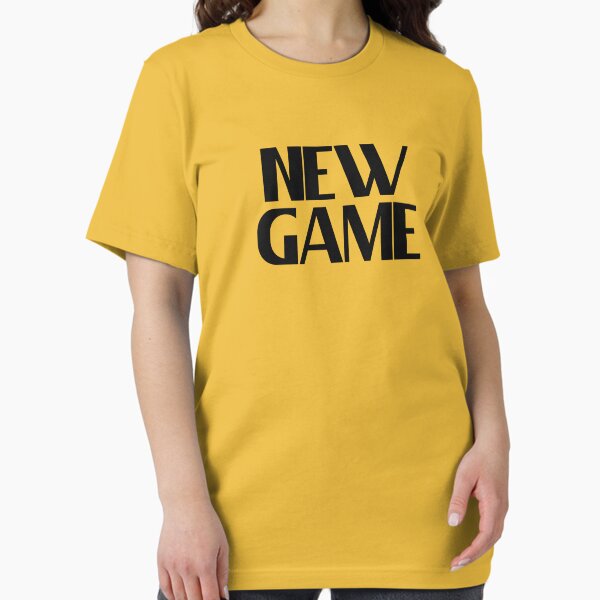 Item preview, New Game - Bold Black Text designed and sold by Chubuter.