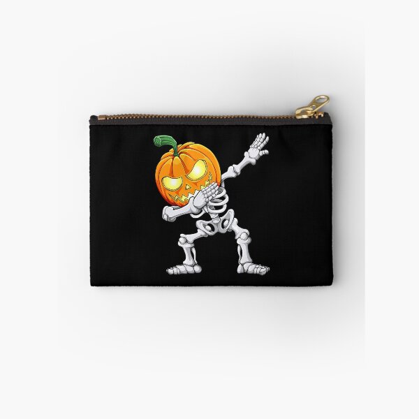 Item preview, Halloween Dabbing Skeleton Scary Pumpkin Jack O Lantern designed and sold by MalloWilli.