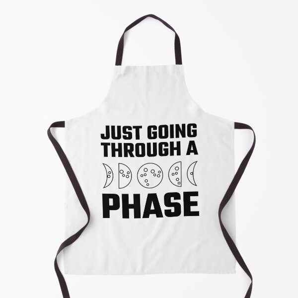Item preview, Just going through a phase | Moon phases (BLACK DESIGN) designed and sold by EleannaInSpace.