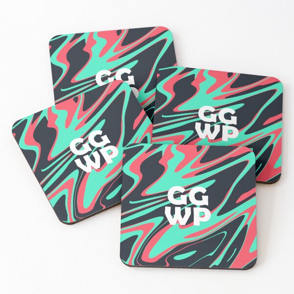 Item preview, GGWP Retro Modern liquid gaming pattern  designed and sold by 5thseason-shop.