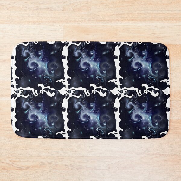 Item preview, blue and white turbulence abstract design designed and sold by AI ART Studio.