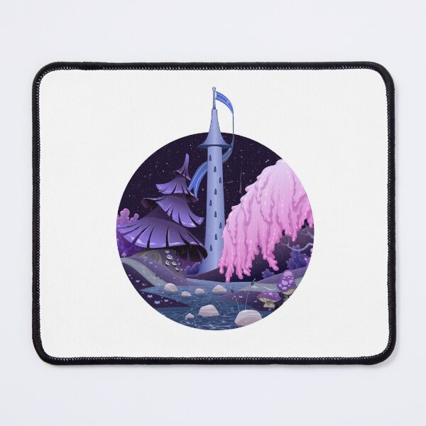 Item preview, Purple Night Sea Castle Palace Seaweed Seashells Retro Vintage designed and sold by hShah06.