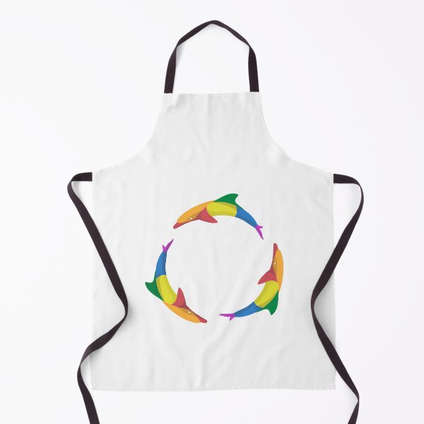 Item preview, Three Dolphins Circle Rainbow Colorful designed and sold by Teenker.