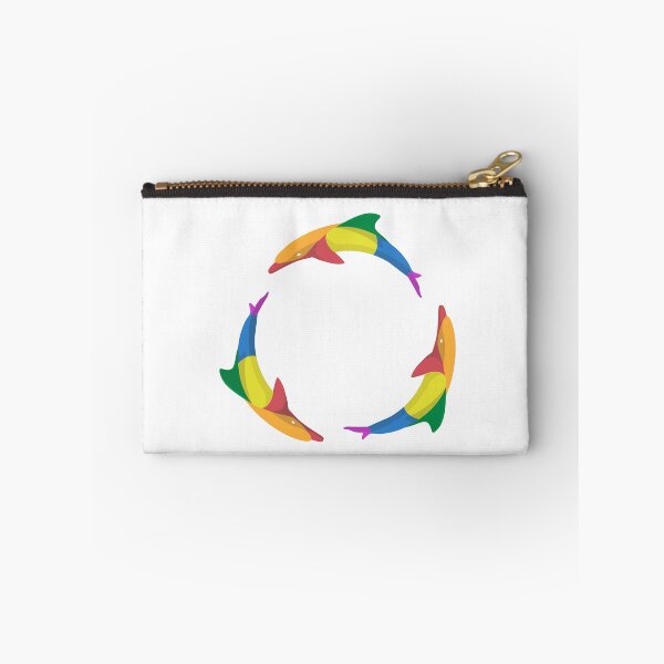 Item preview, Three Dolphins Circle Rainbow Colorful designed and sold by Teenker.