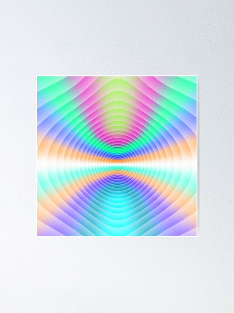 Cool Rainbow Art Poster For Sale By Masa1310 Redbubble