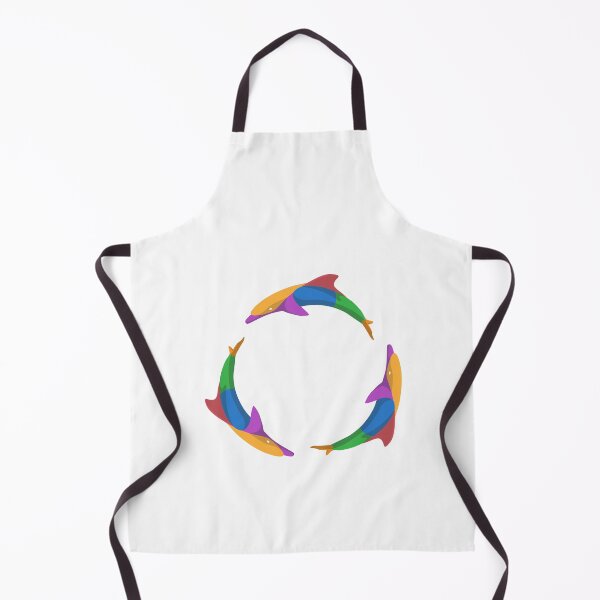 Item preview, Three Dolphins Circle Color Rainbow designed and sold by Teenker.