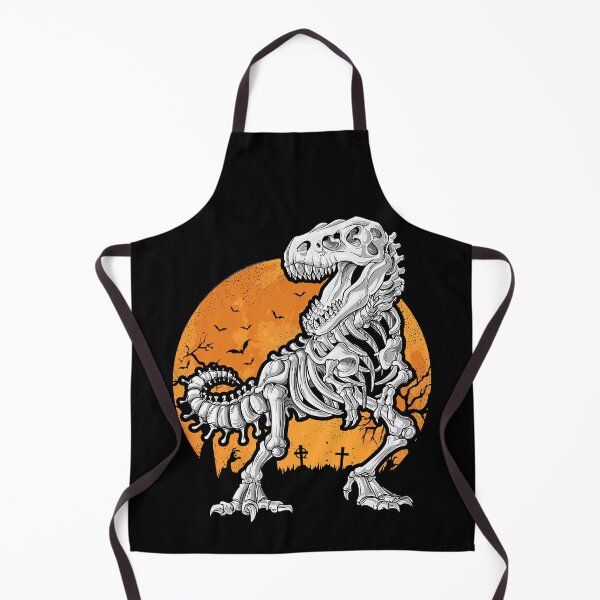 Item preview, Halloween Dinosaur Skeleton T rex Scary Moon designed and sold by MalloWilli.