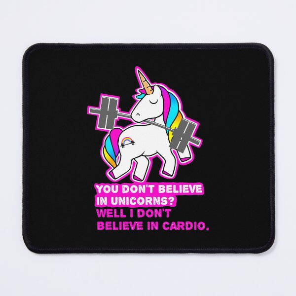 Item preview, Unicorns don't believe in cardio designed and sold by Jonejonez.