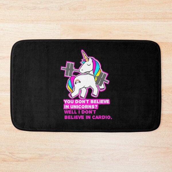 Item preview, Unicorns don't believe in cardio designed and sold by Jonejonez.